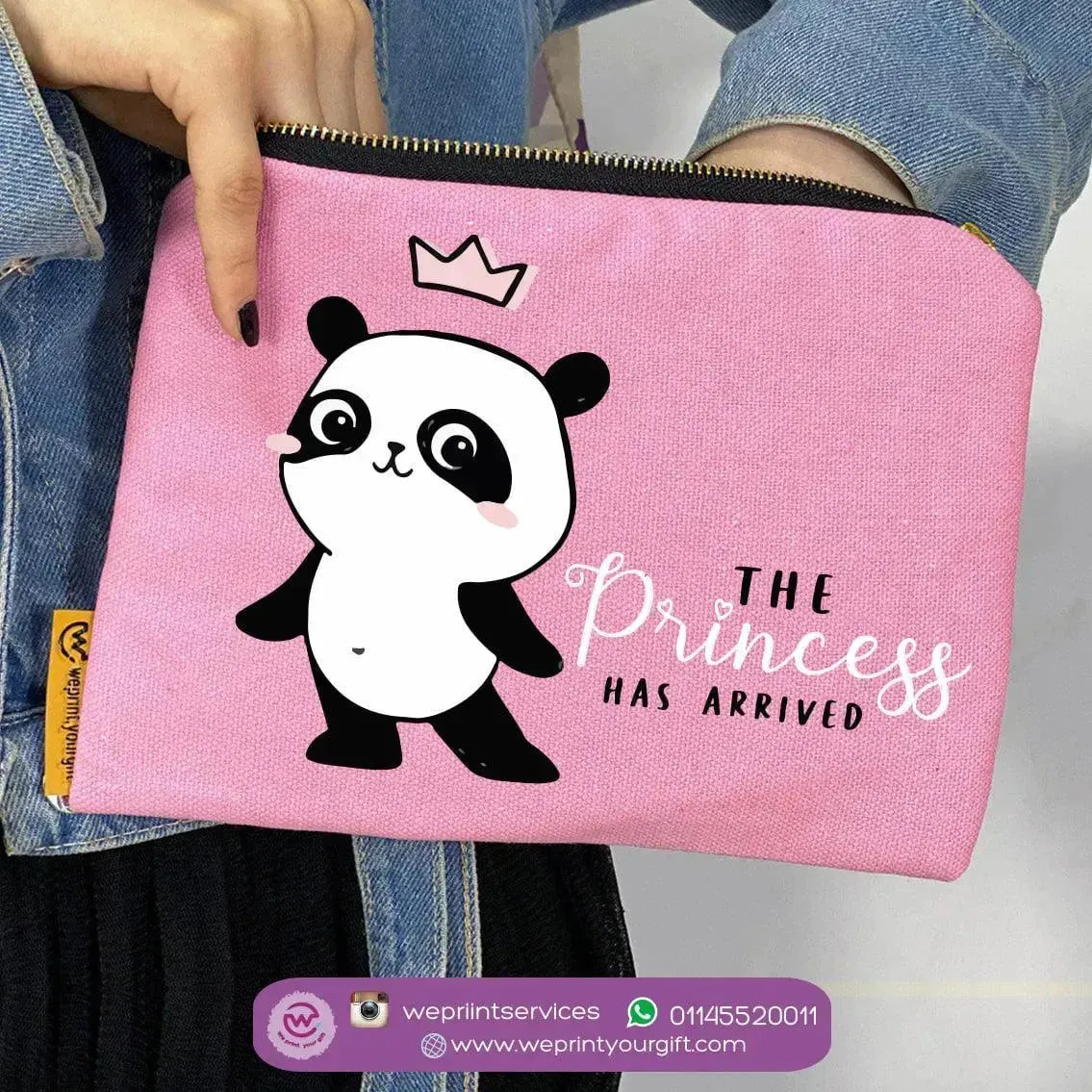 Makeup & Pencil Case-Panda