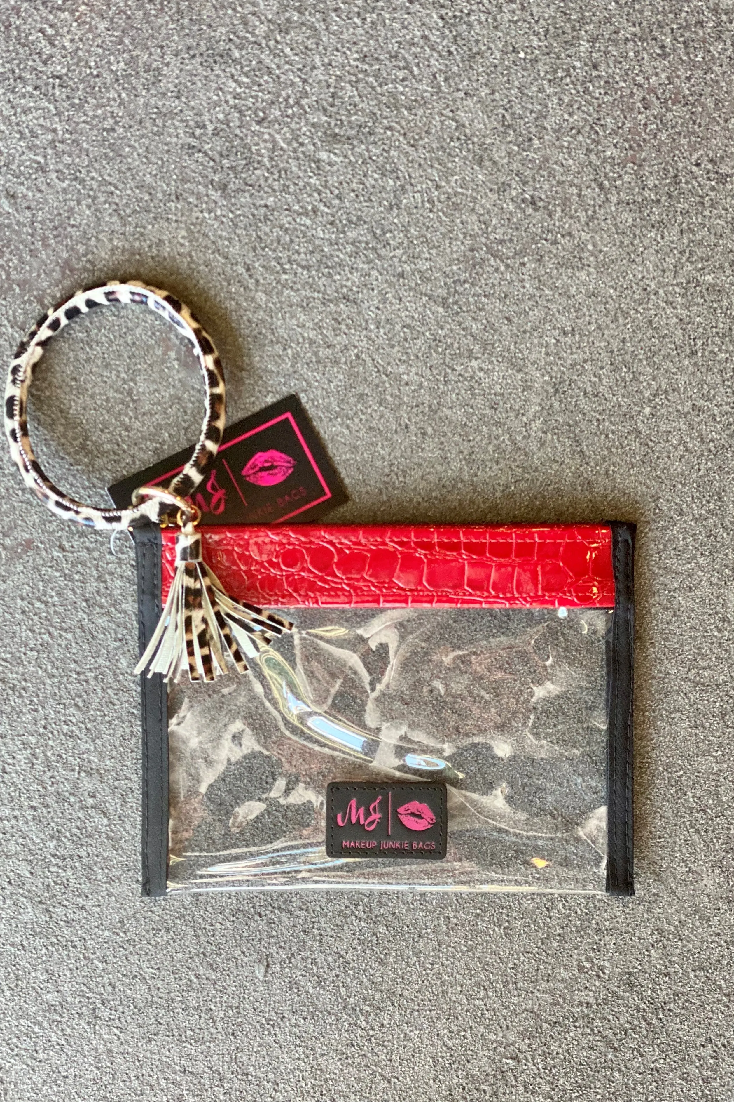 Makeup Junkie In The Clear Vixen Wristlet