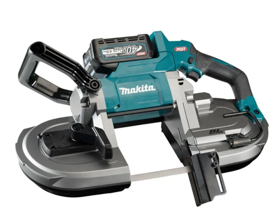 MAKITA PB002GM201 40Vmax Cordless Portable Band Saw   Fast Charger (DC40RA)   4.0Ah Battery (BL4040) | Model: M-PB002GM201