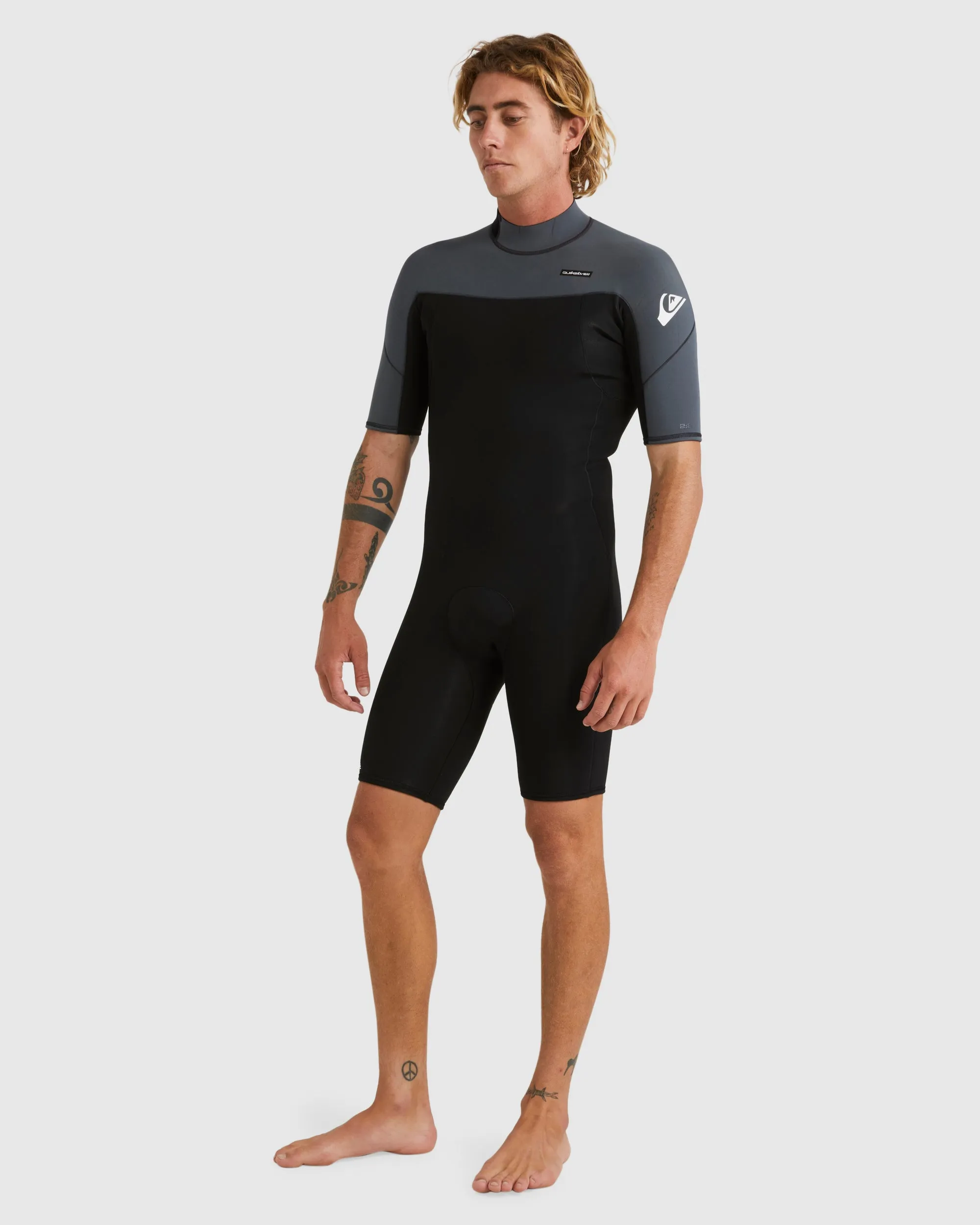 Mens 2/2mm Everyday Sessions Short Sleeve Back Zip Springsuit