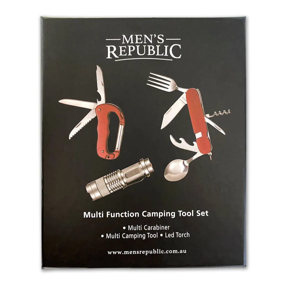 Men's Republic Camping Multifunction Tool Set and Torch