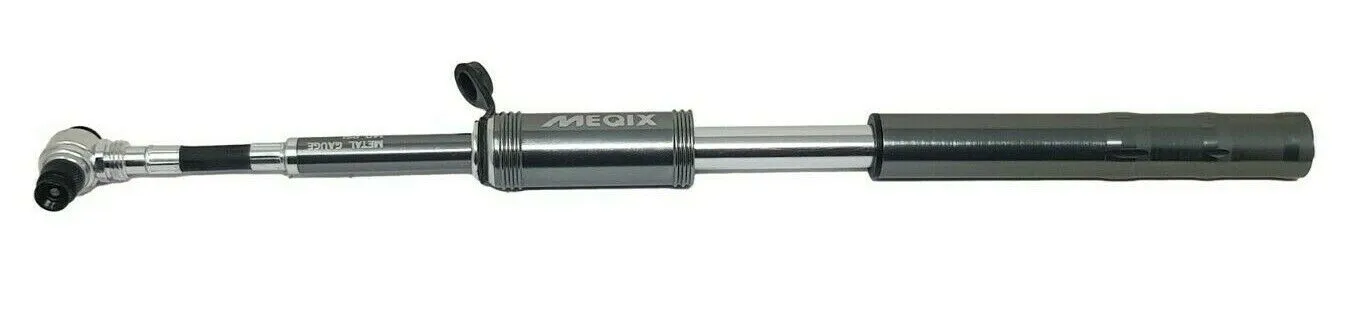 MEQIX INSPIRE HPM METAL ROAD SMALL COMPACT 195MM HIGH PRESSURE 120PSI BIKE PUMP