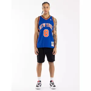 Mitchell & Ness - Latrell Sprewell 8, New York Knicks 98-99 NBA Swingman Home Jersey