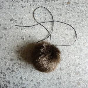 Mokuba Faux Fur Ball - Brown