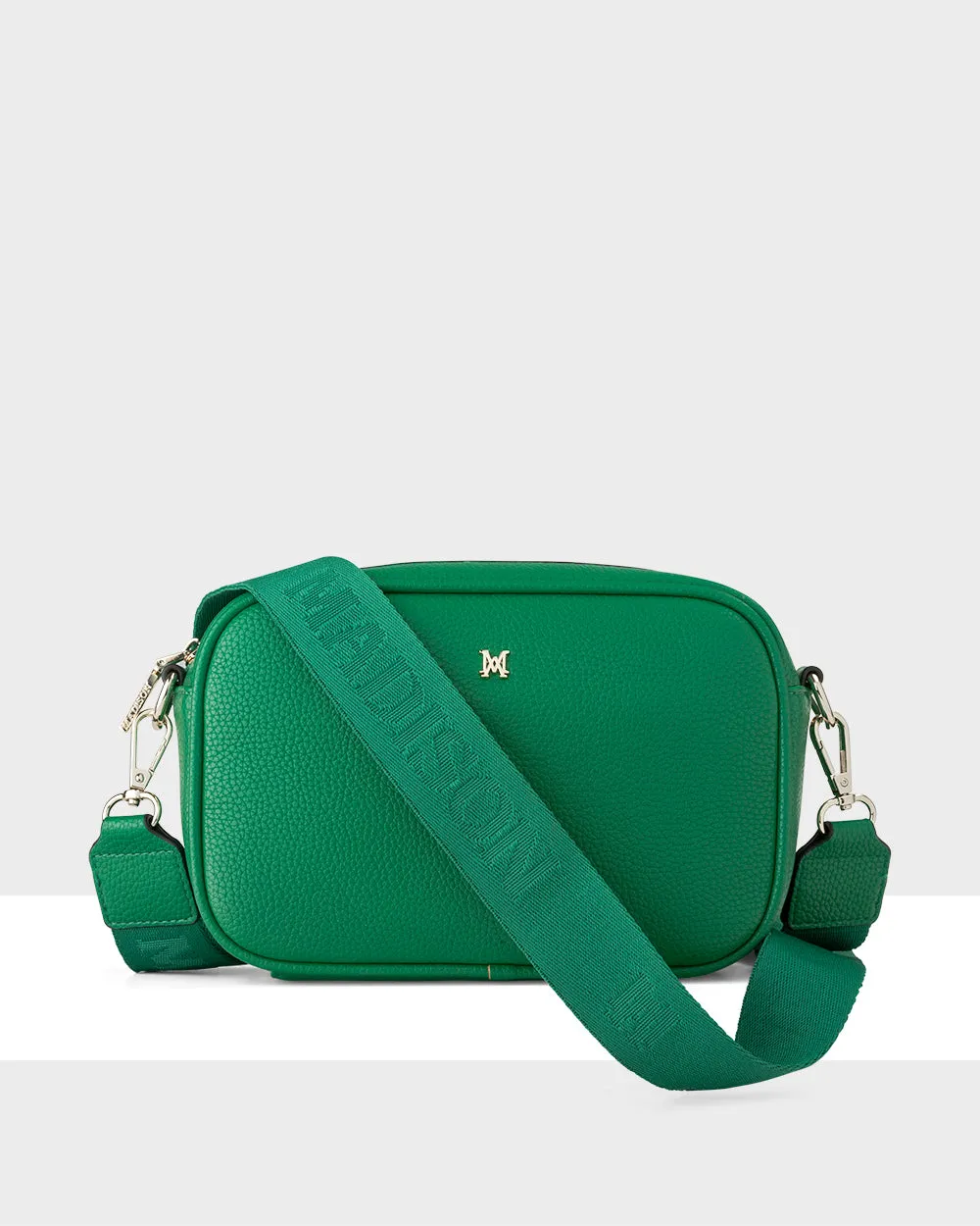 Monica "Wear it 3 Ways" Giftbox - Kelly Green Monogram, Black Monogram, & Matching Bag Strap