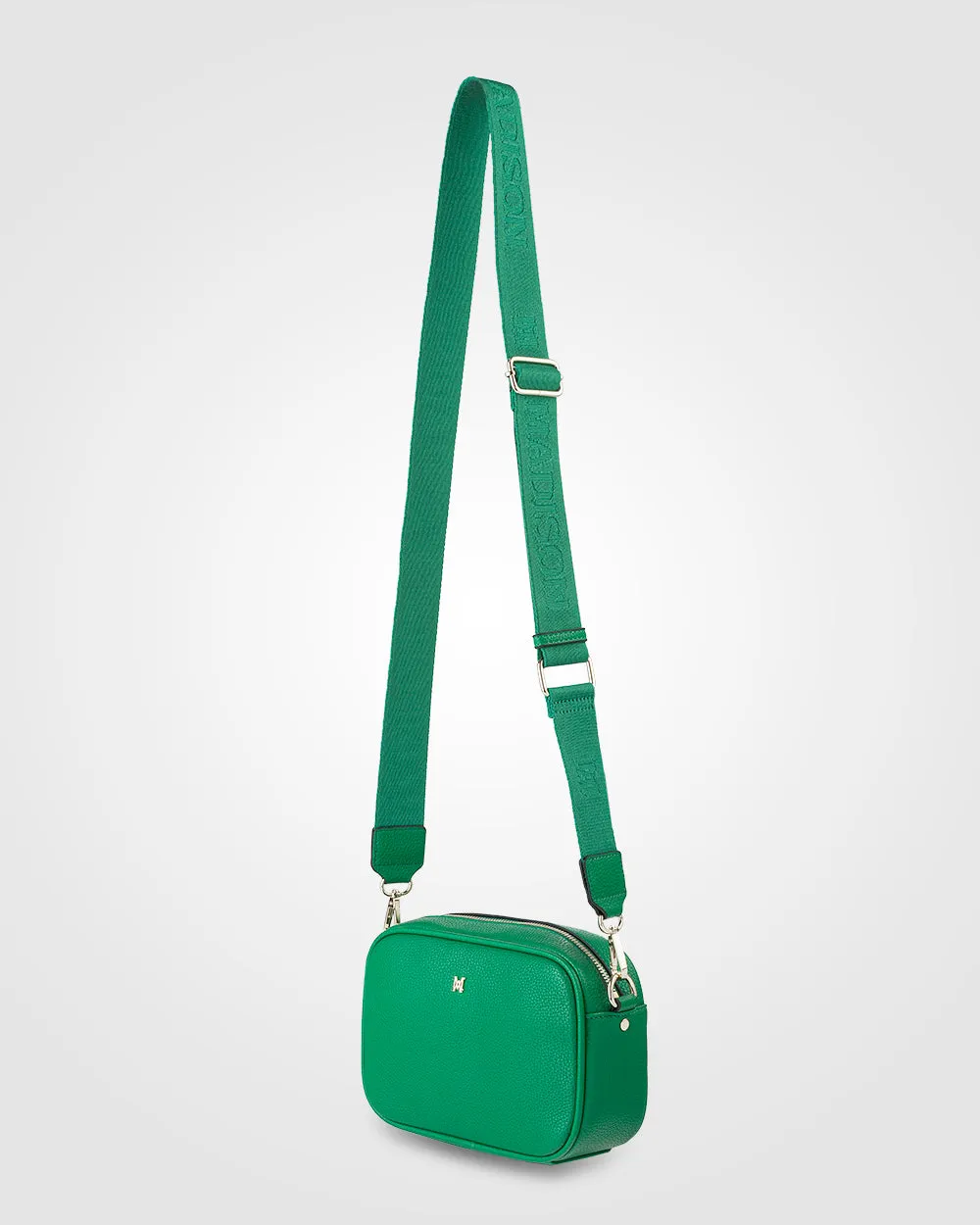 Monica "Wear it 3 Ways" Giftbox - Kelly Green Monogram, Black Monogram, & Matching Bag Strap