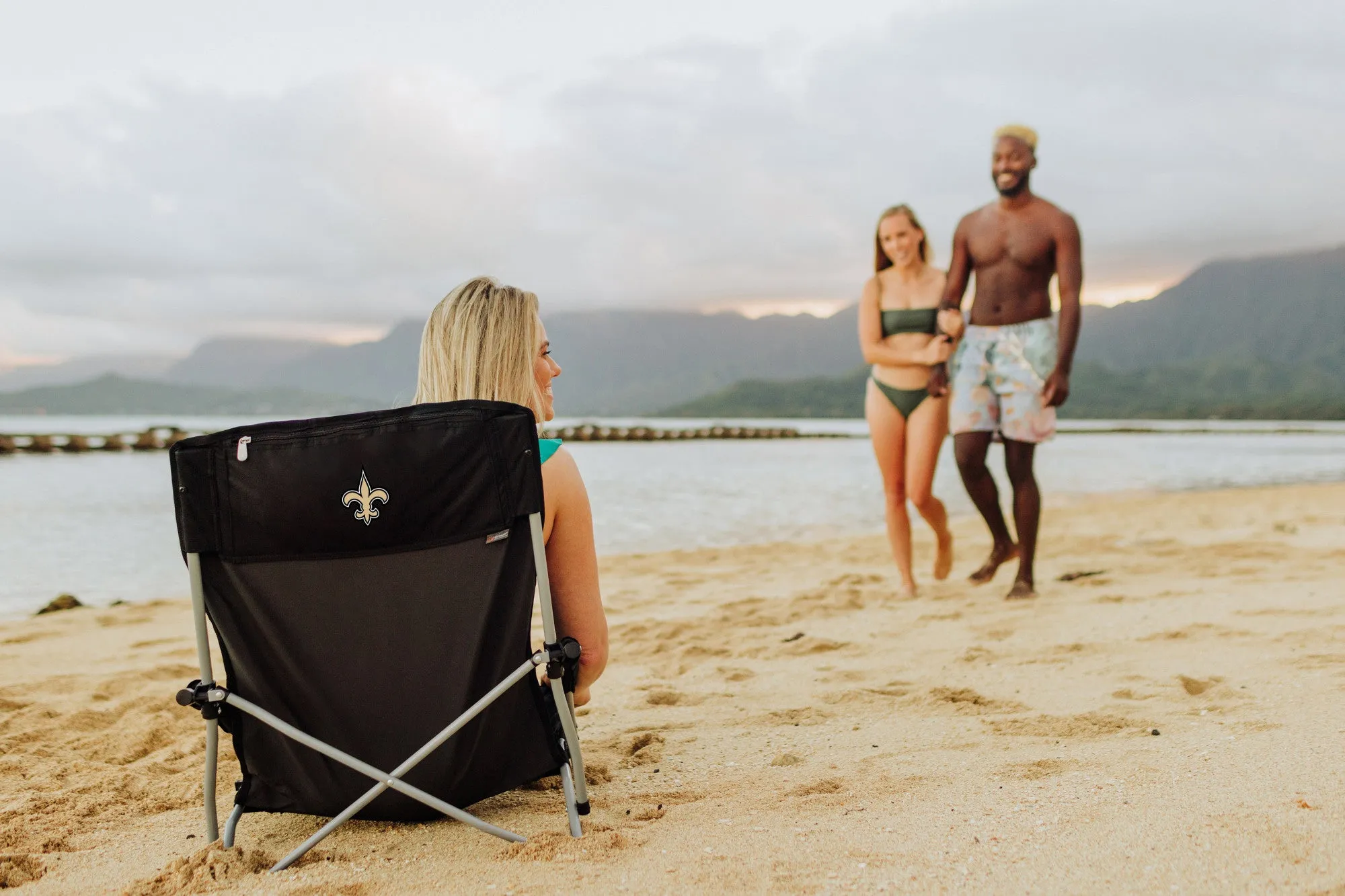 New Orleans Saints - Tranquility Beach Chair with Carry Bag