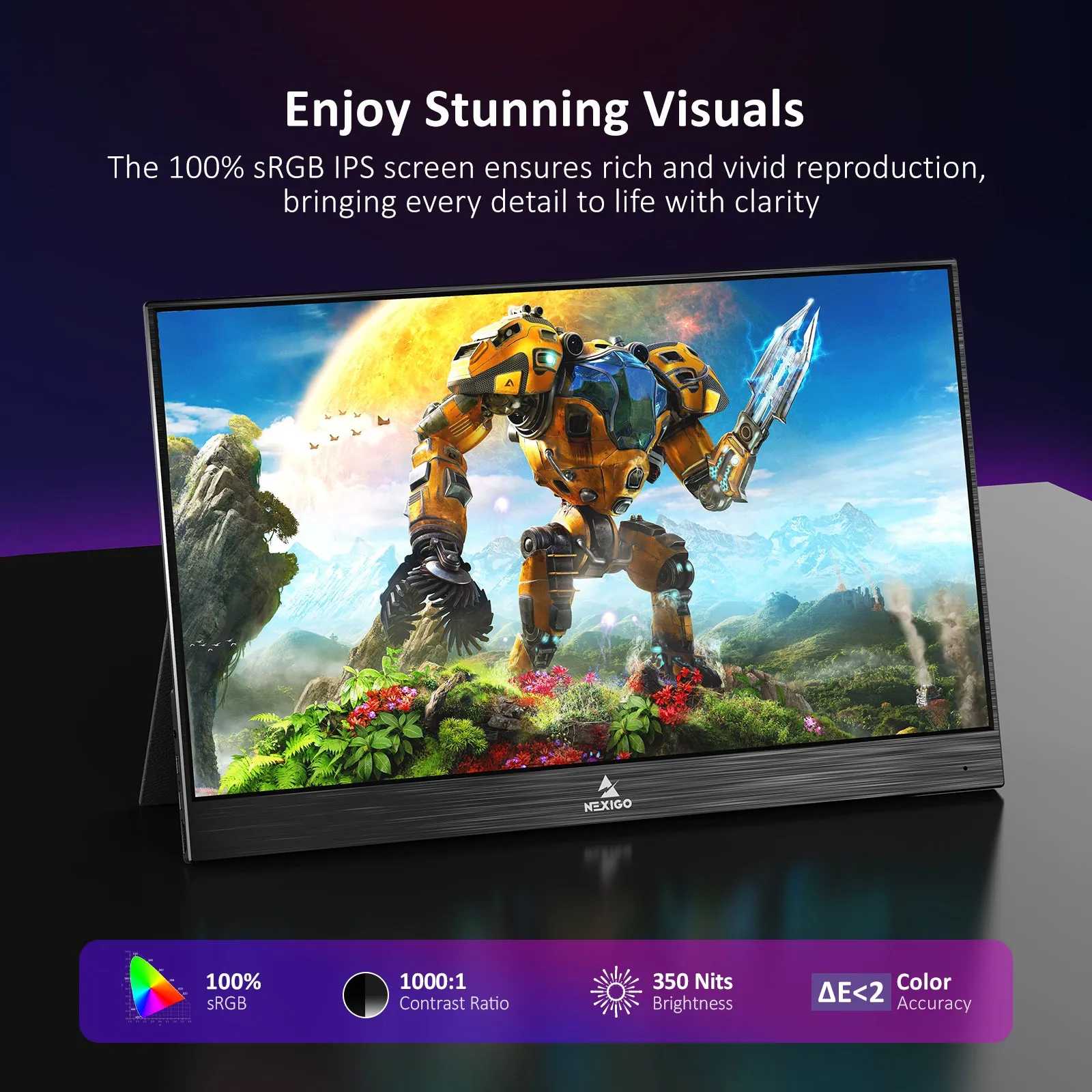 NexiGo NG17FG 17.3 Inch 144Hz Portable Monitor