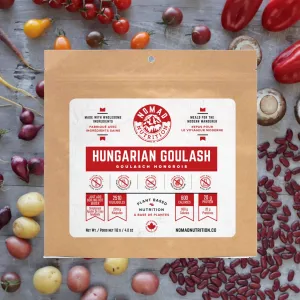 Nomad Nutrition - Hungarian Goulash - Plant-Based Dehydrated Meals - 2 Pack