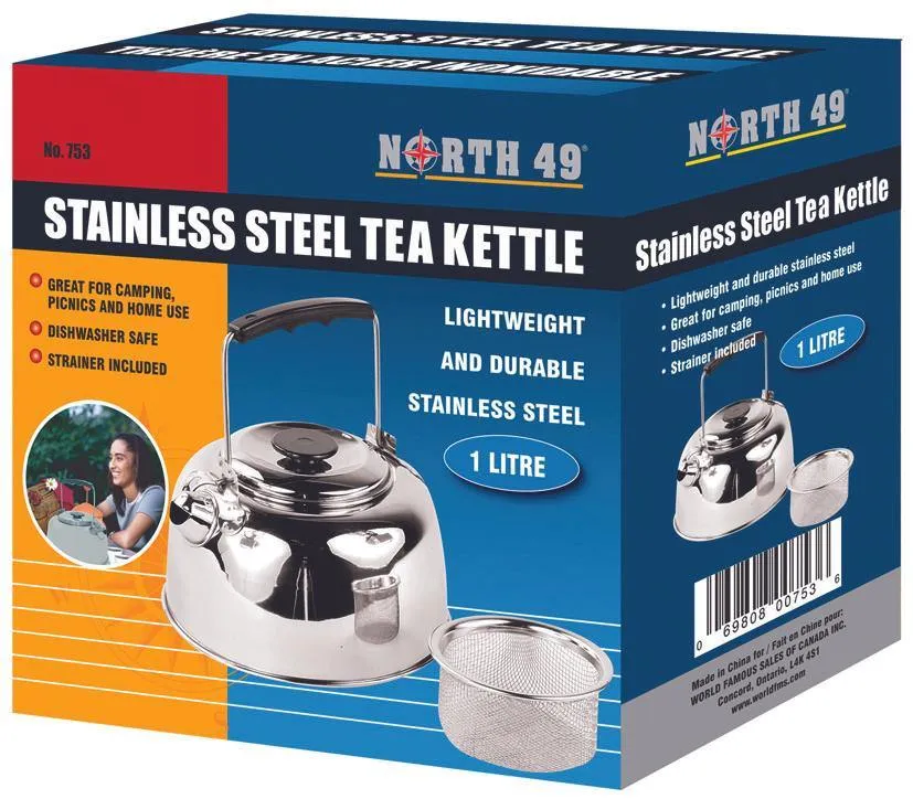 North 49 Stainless Steel Tea Kettle