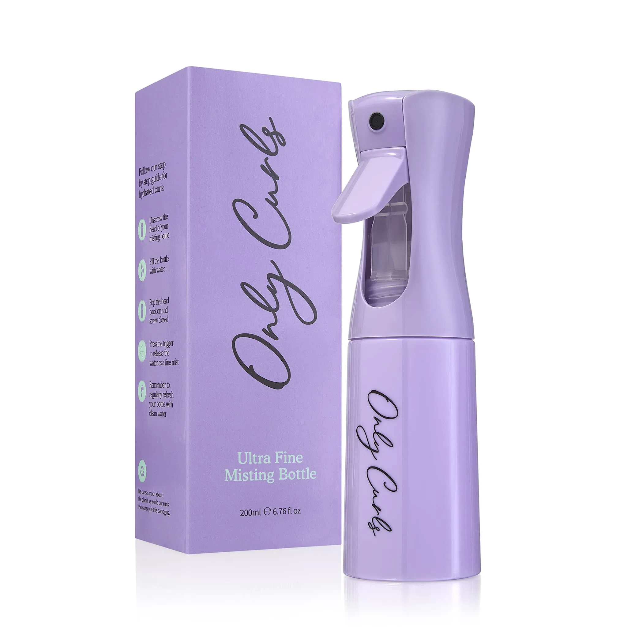 Only Curls Misting Bottle - Lilac