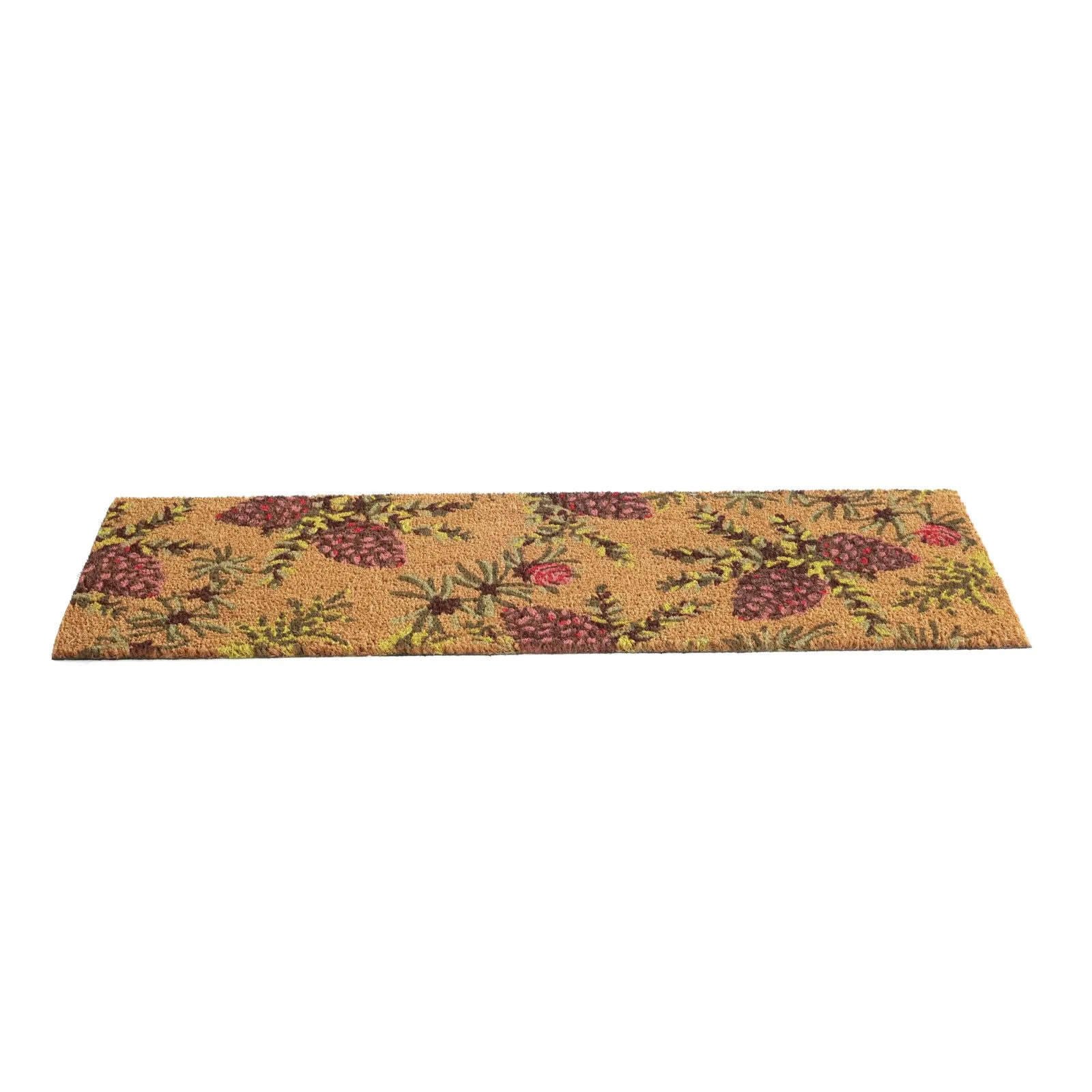 OnlyMat Charming Floral Pinecone Coir Doormat