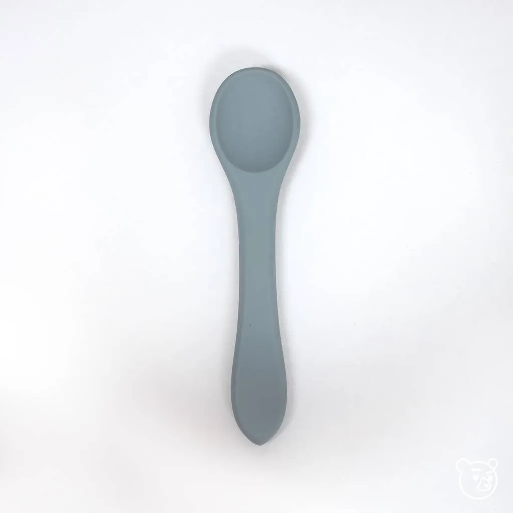 Pale Blue Silicone Spoon