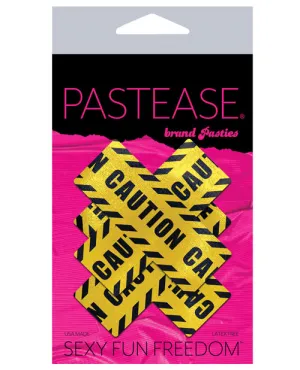 Pastease Caution Cross - Black/yellow O/s