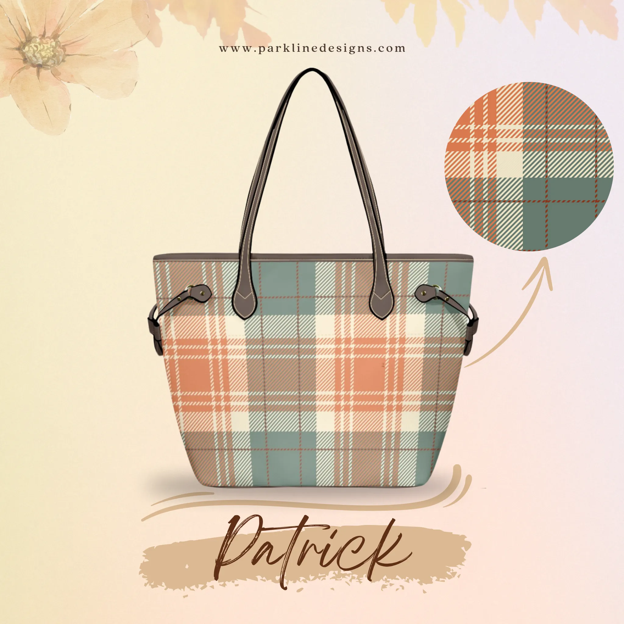 Patrick Leather Bag| Perfect Autumn Gift for Her | Elegant & Durable Fashion Tote