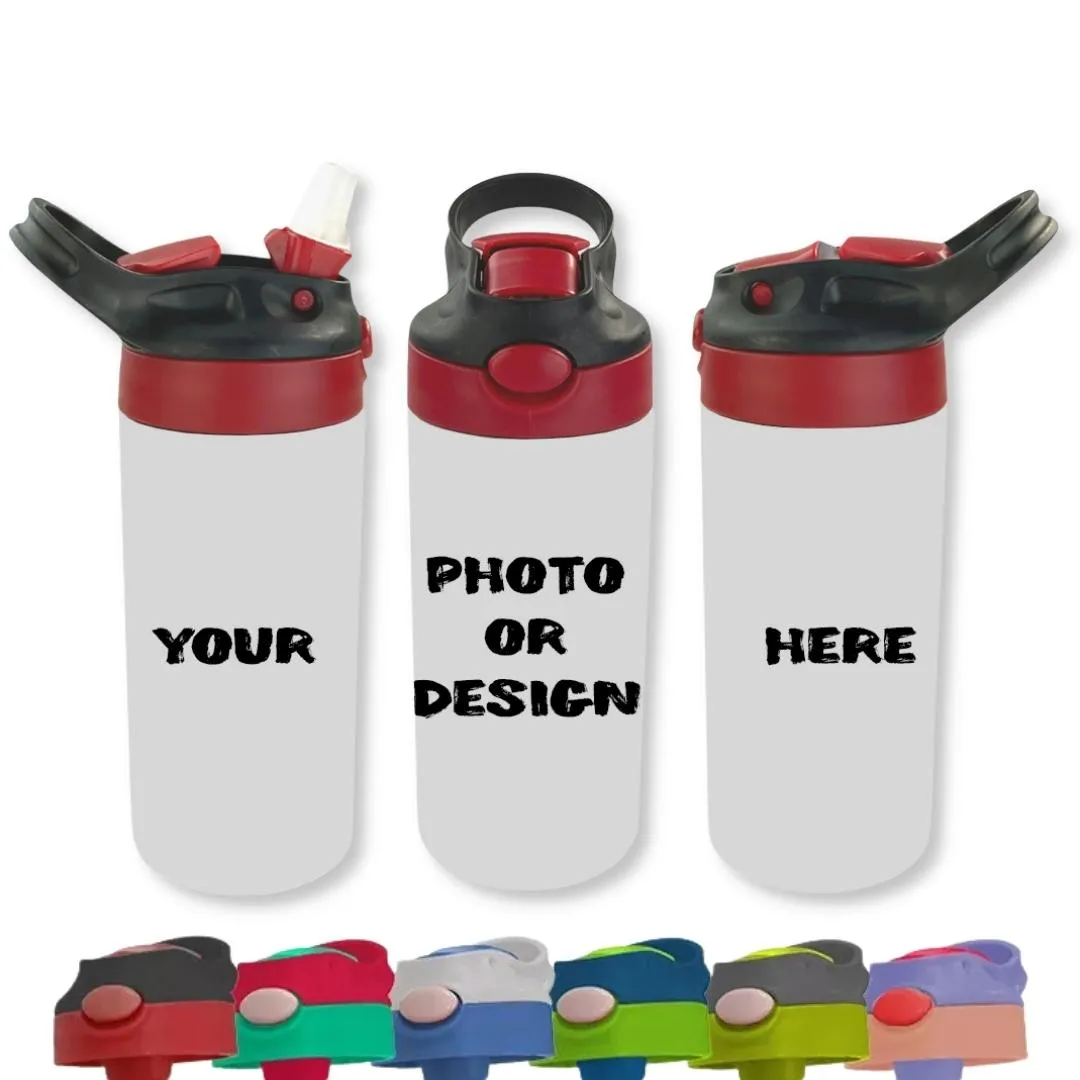 Personalized Kids' 12oz Double Walled Stainless Steel Bottle - Your Image