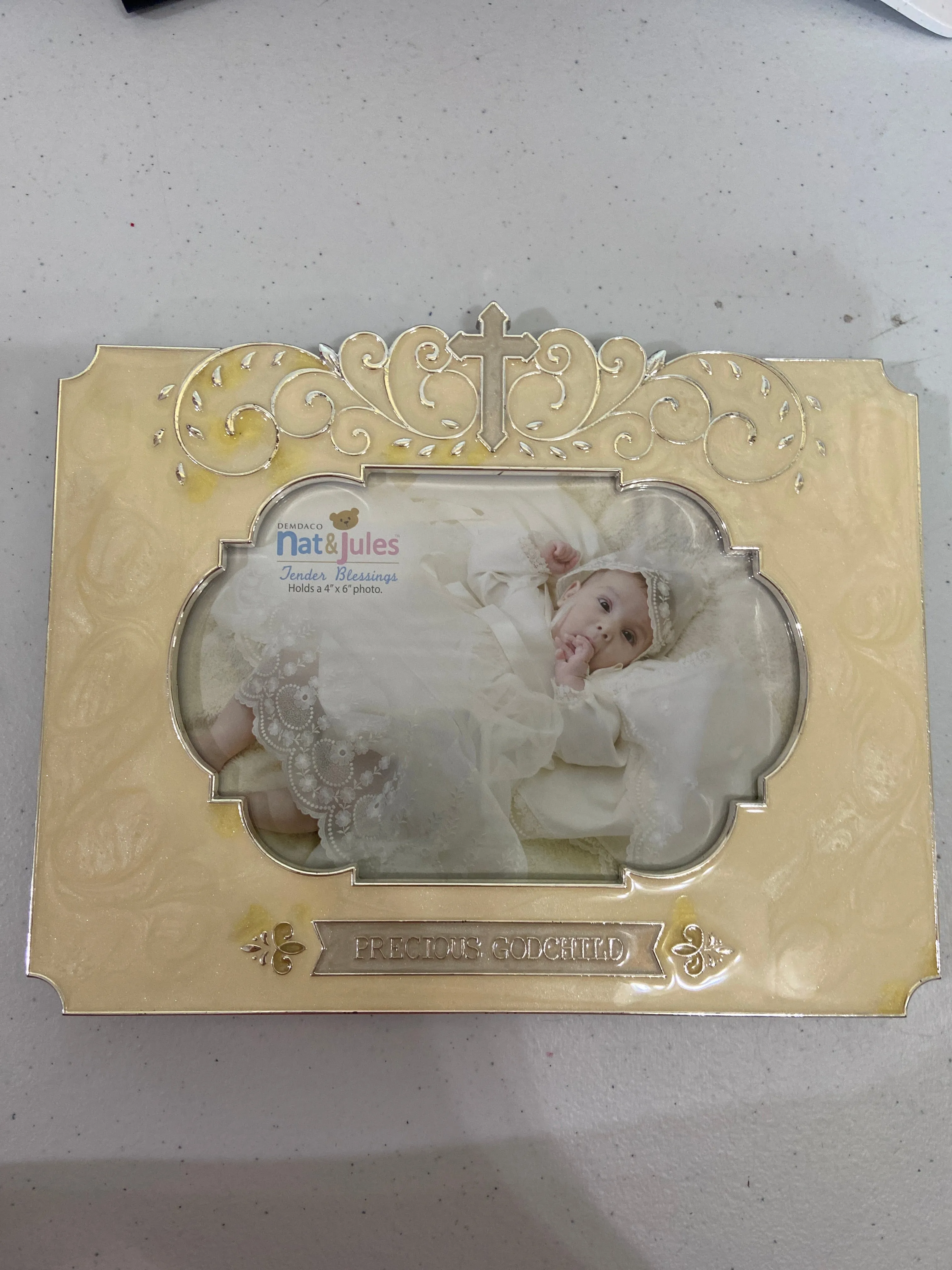 Photo frame: precious godchild