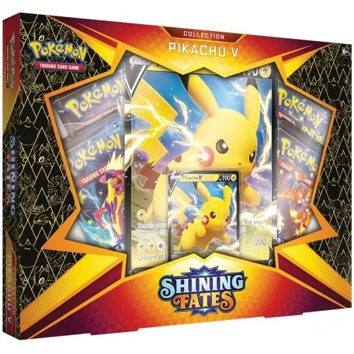 Pokemon Shining Fates Pikachu V Collection Box