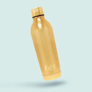 Polished Gold Water Bottle