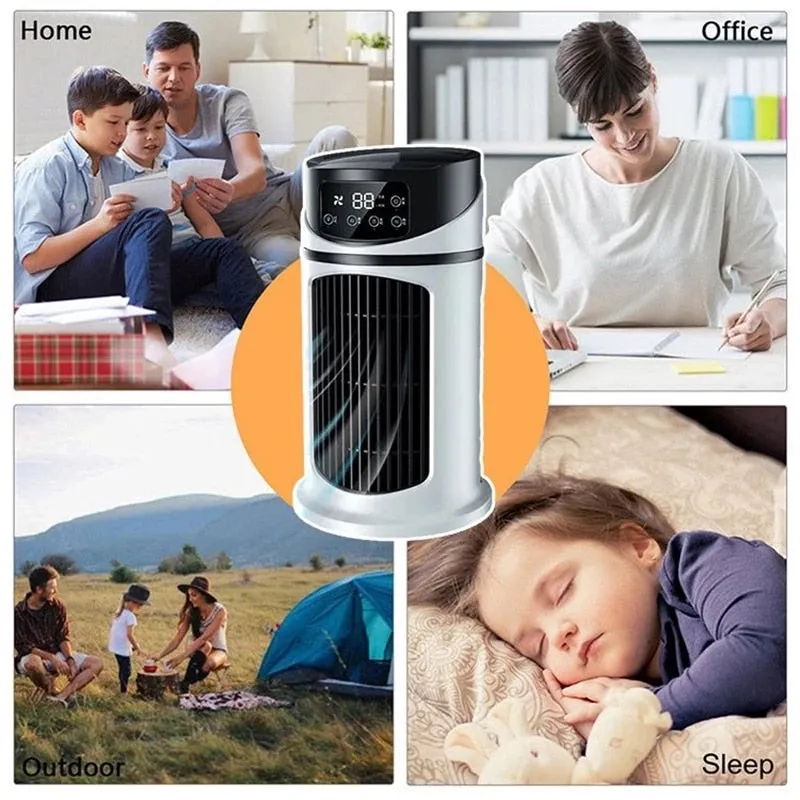 Portable Mini Air Conditioner Air Cooler Fan Water Cooling Fan Air Conditioning air cooler For Office Mobile Air Conditioner