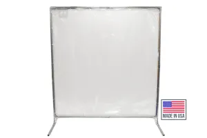 Portable Welding Screens - Clear Dividers - Floor Standing