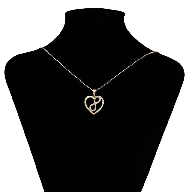 Precious Love Heart Pendant With Necklace