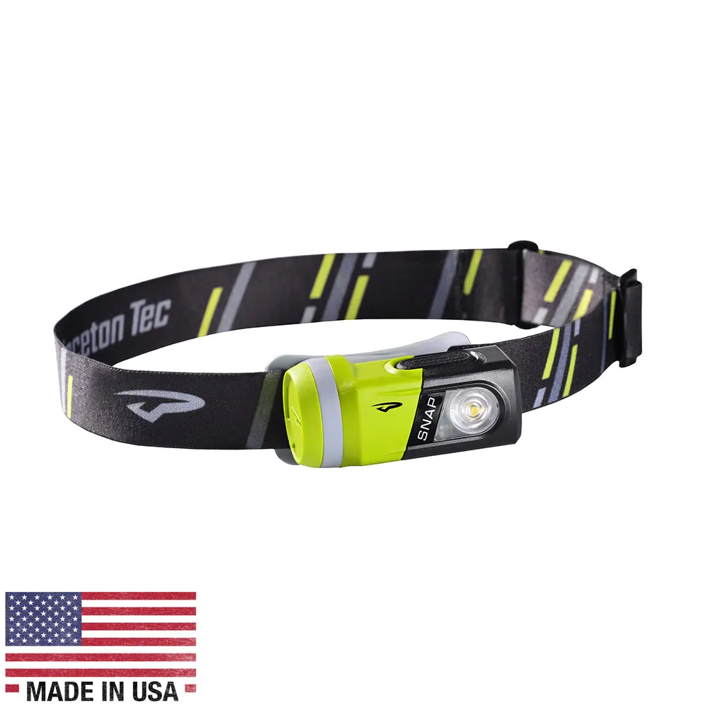 Princeton Tec SNAP Headlamp- Green/Gray [SNAP300K-GY]