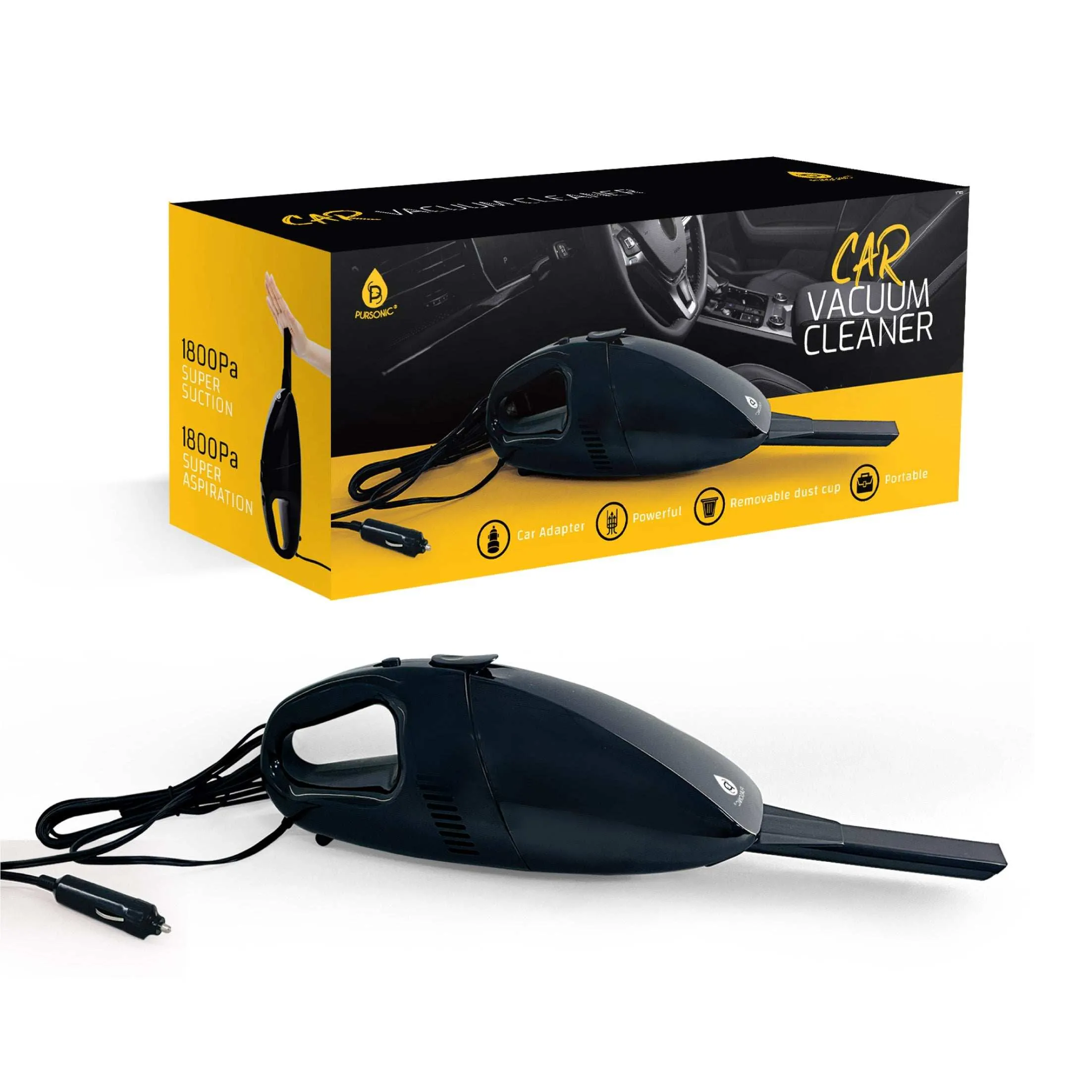 Pursonic Car Vacuum Cleaner