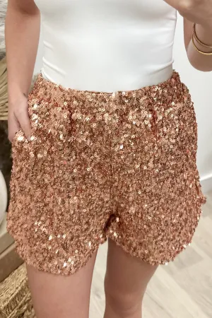 "Shining Star" Shorts (Gold)