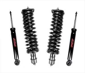 Rear Complete Struts & Front Shocks 98-03 Mercedes ML320 w/o Spare Wheel Carrier