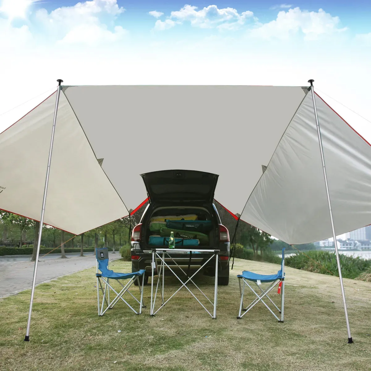 REDCAMP Waterproof Car Awning Sun Shelter