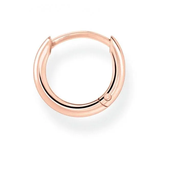 Rose Gold Small Hoop Single Earring 13.5mm CR656-415-40