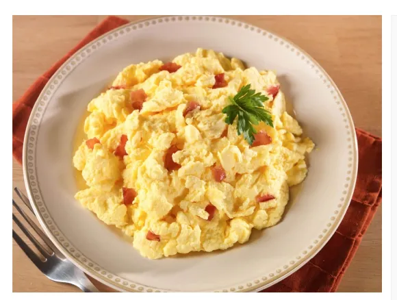 Scrambled Eggs w/Bacon