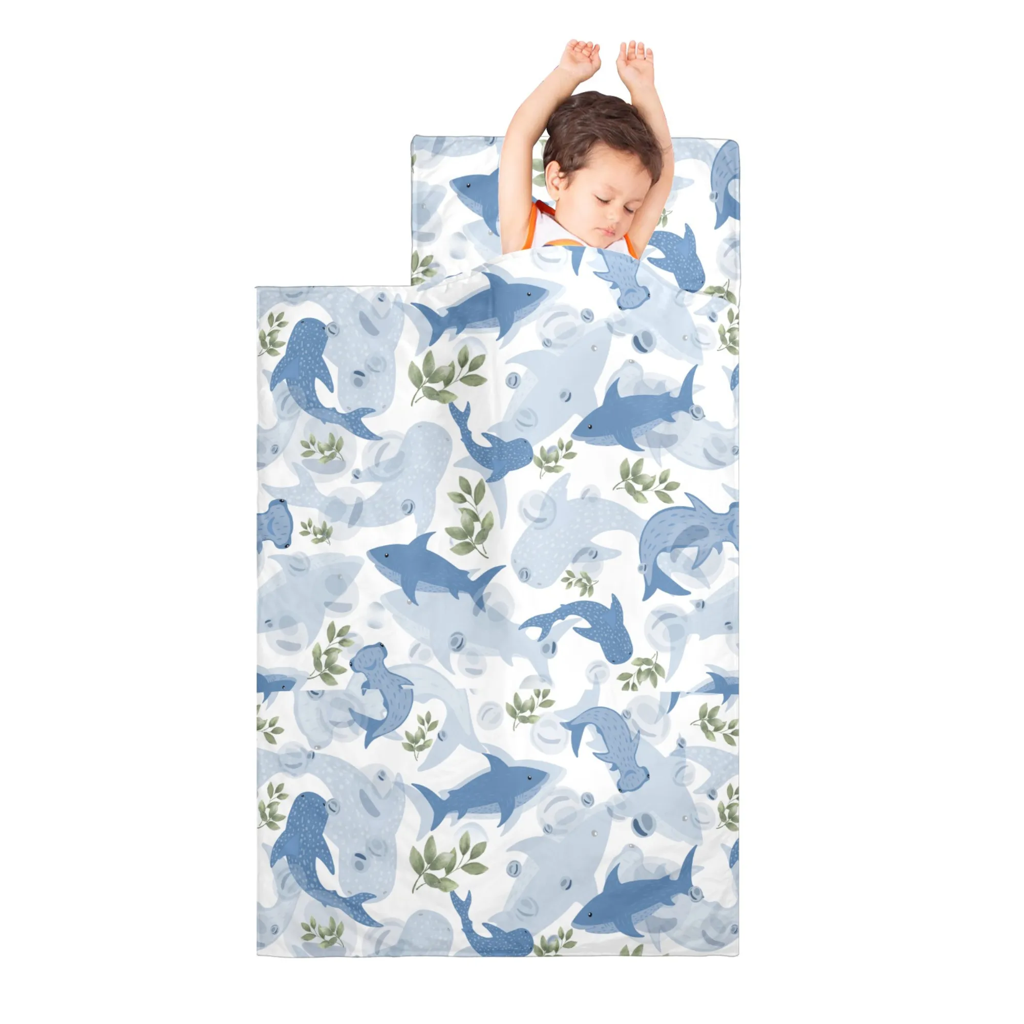 Sea Friends Kids' Long Sleeping Bag | A Catchy Blend of Comfort & Style | Lightweight and Durable Sleeping Bag for Kids