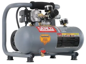 Senco PC1010 Air Compressor, Tool Only, 1 gal Tank, 0.5 hp, 115 V, 125 psi Pressure, 0.7 scfm Air :EA: QUANTITY: 1