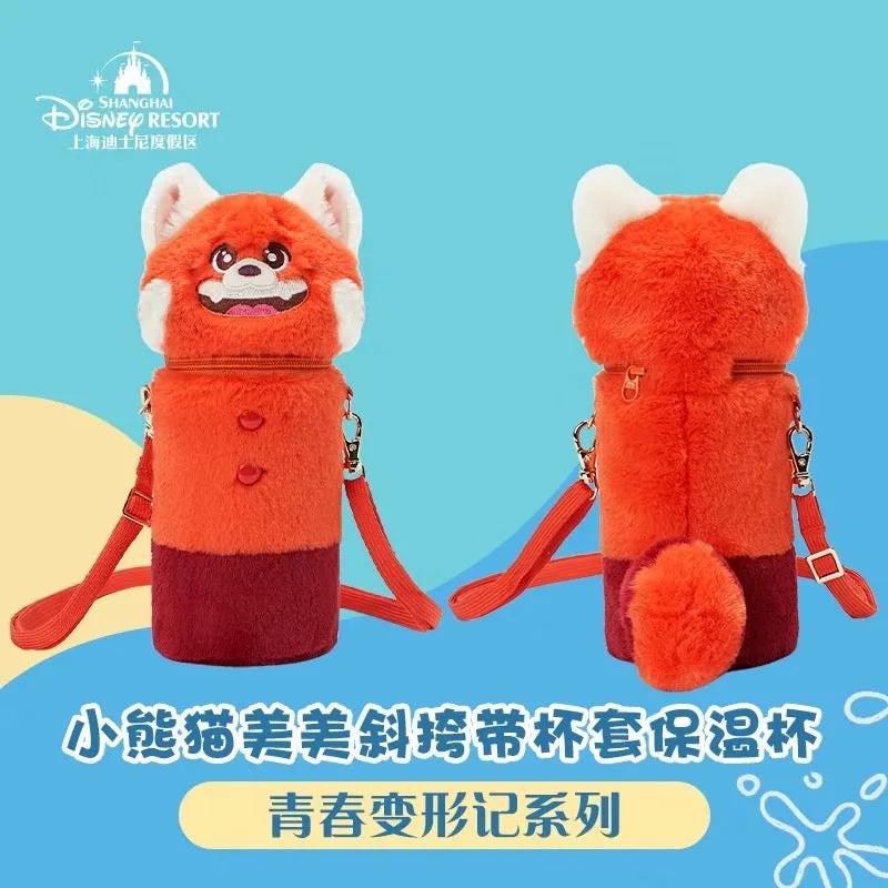 SHDL - Fluffy Turning Red bag with Vacuum Bottle