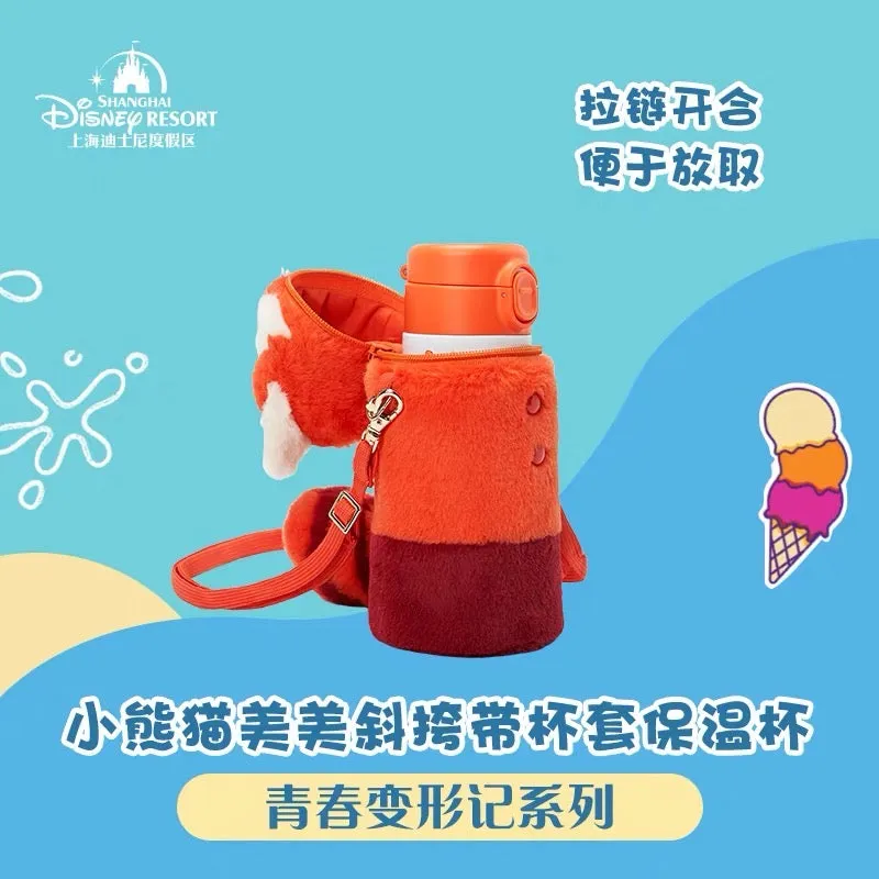 SHDL - Fluffy Turning Red bag with Vacuum Bottle