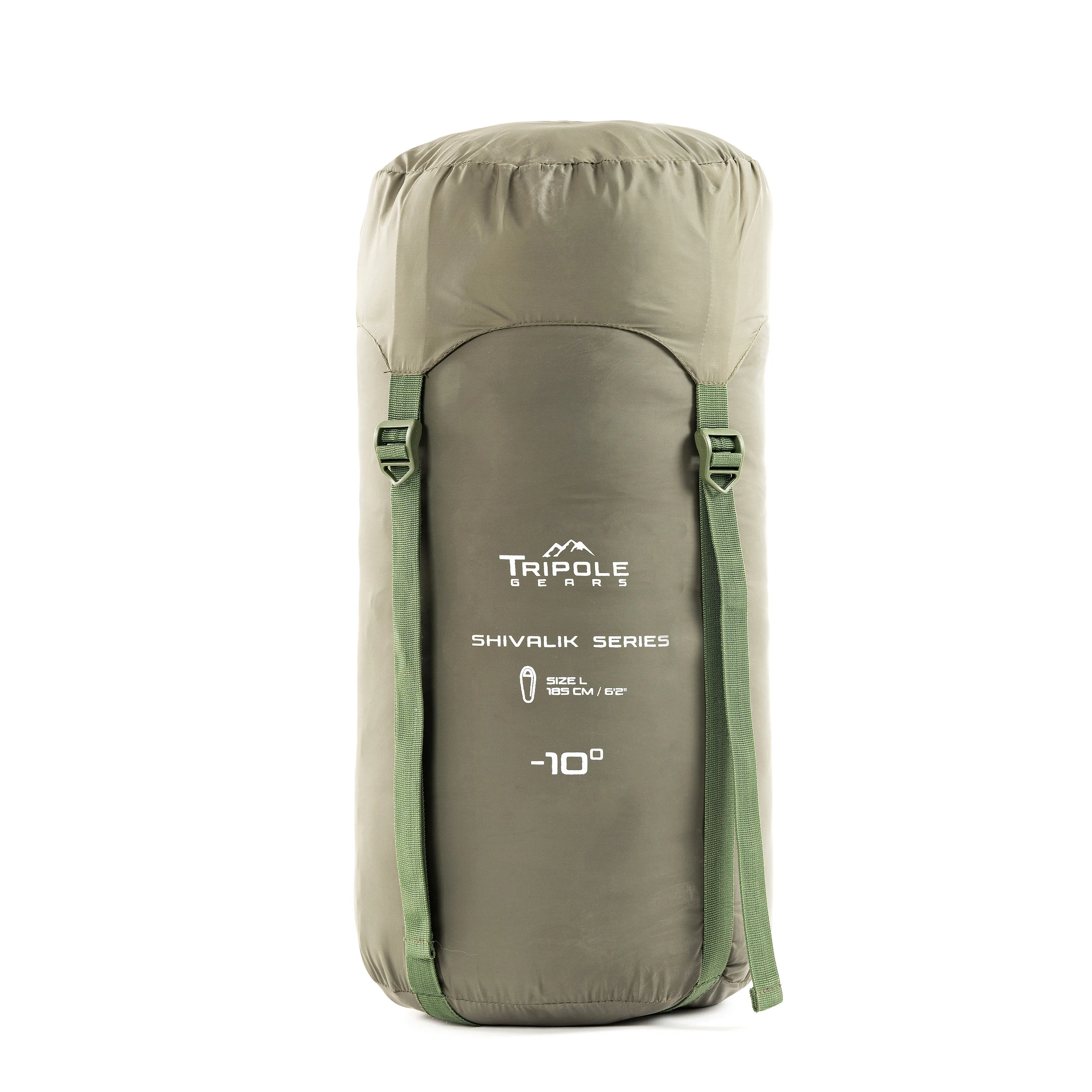 Shivalik Series -10°C Comfort Sleeping Bag - Army Green