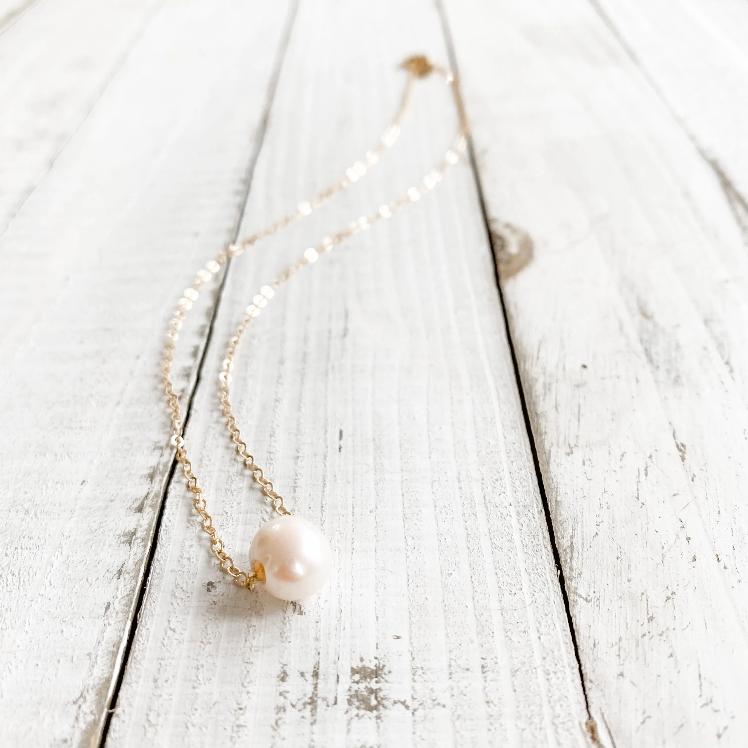 Simple Pearl Necklace