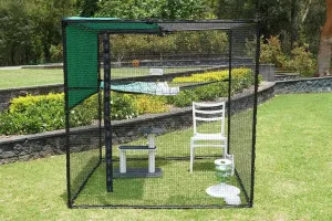 Single Size 1.8m Freestanding Cat Enclosure