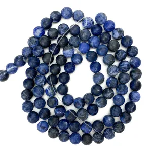 Sodalite Matte Rounds 8mm