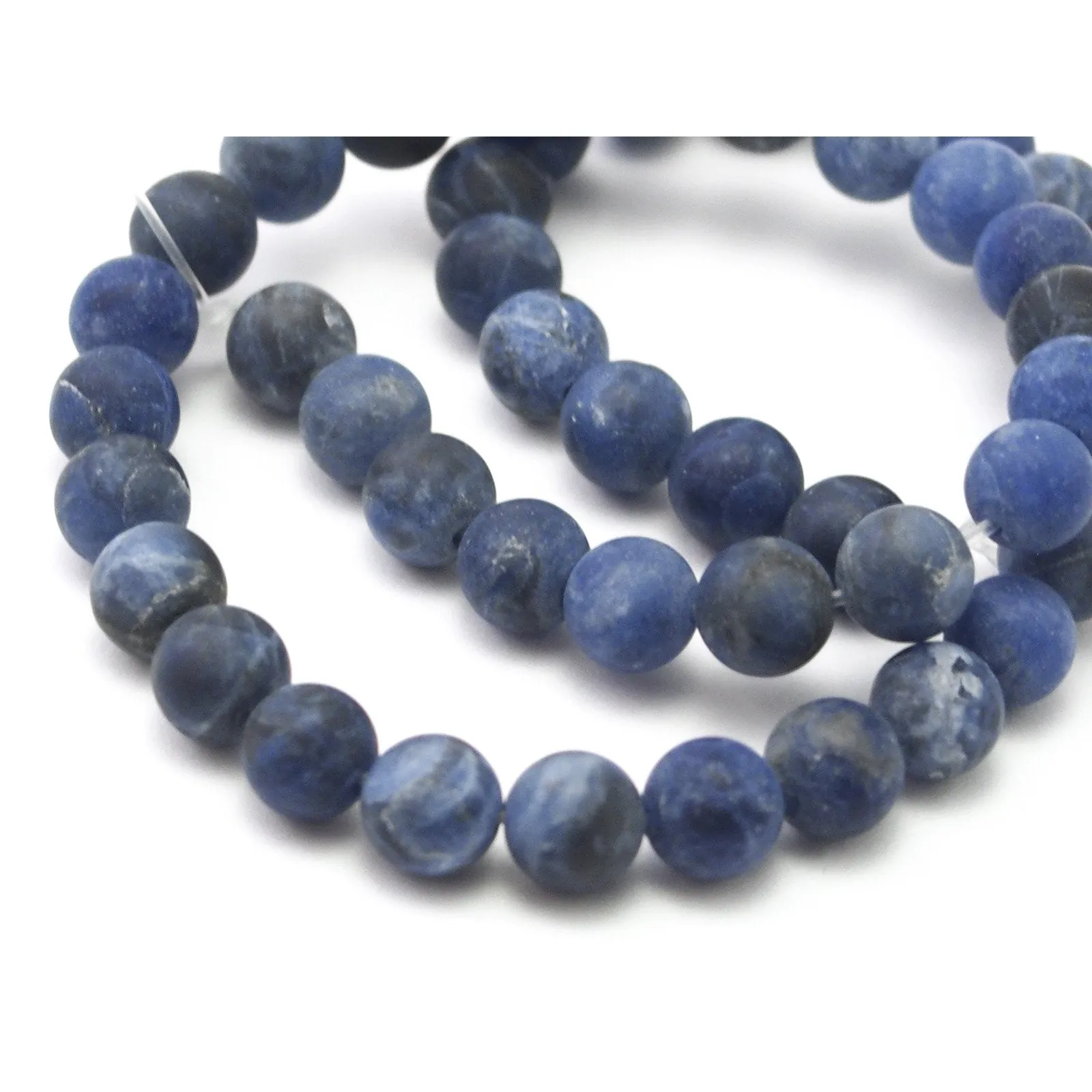 Sodalite Matte Rounds 8mm