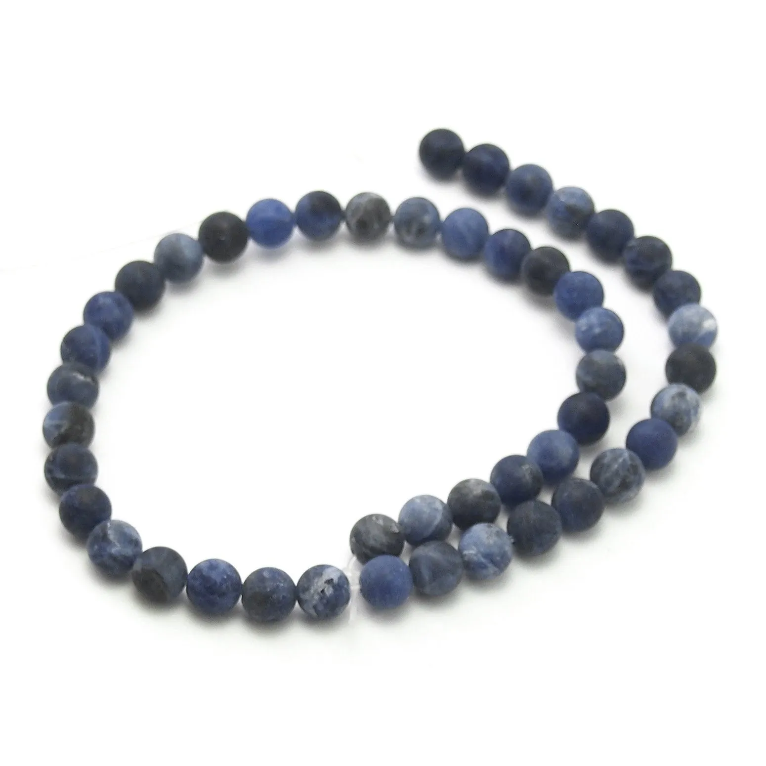 Sodalite Matte Rounds 8mm