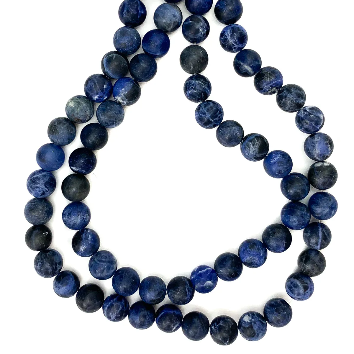 Sodalite Matte Rounds 8mm