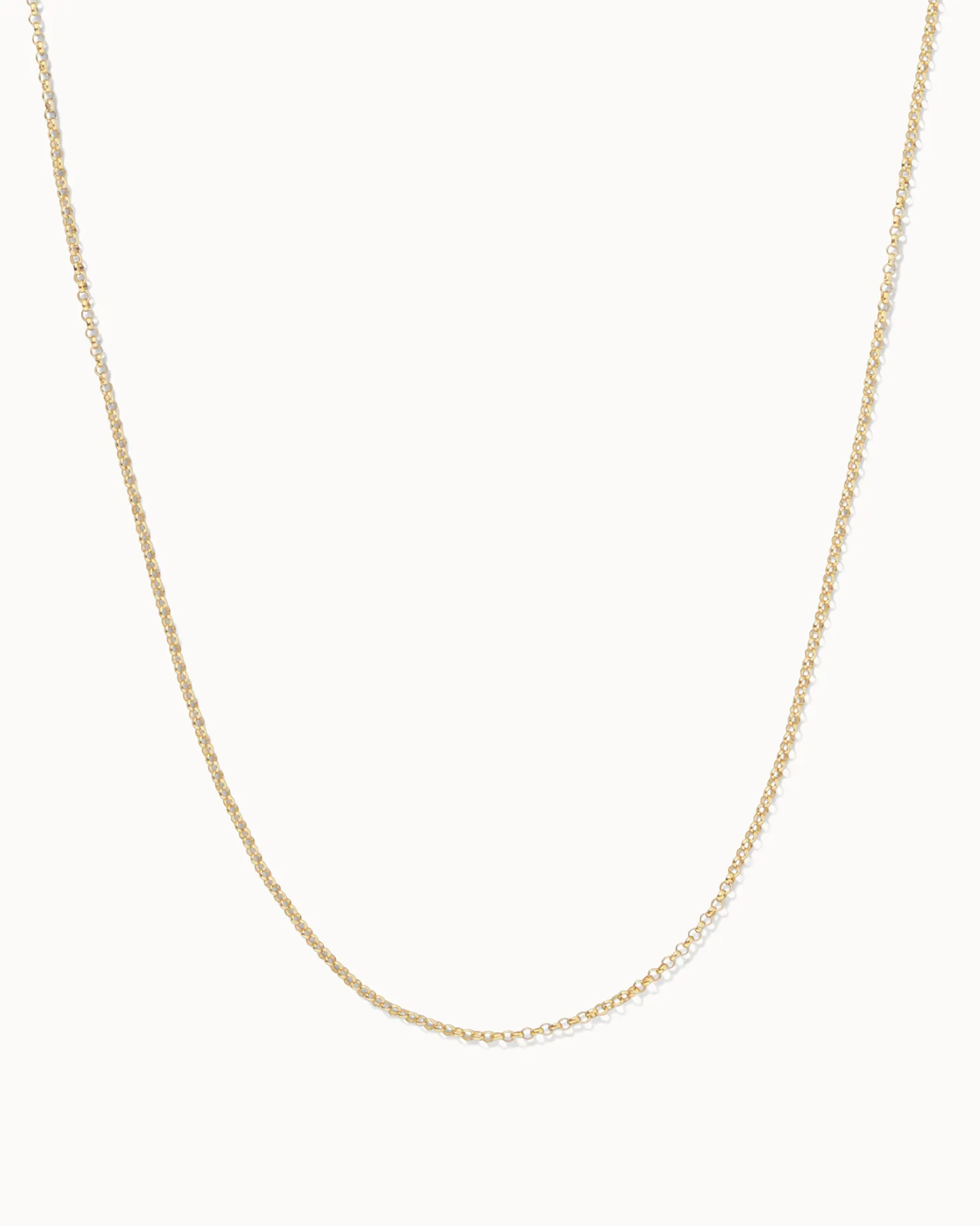 Solid Gold Simple Chain