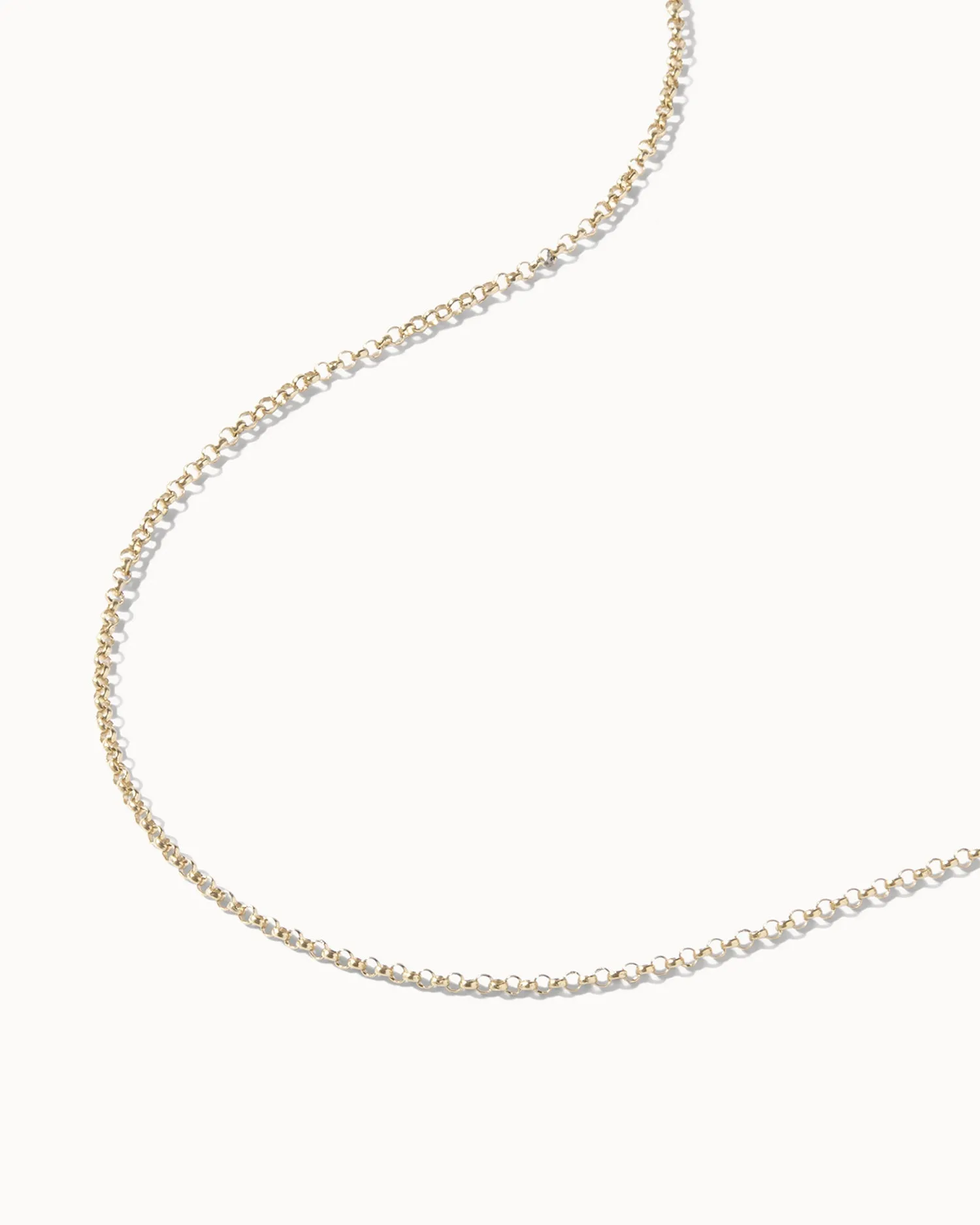 Solid Gold Simple Chain