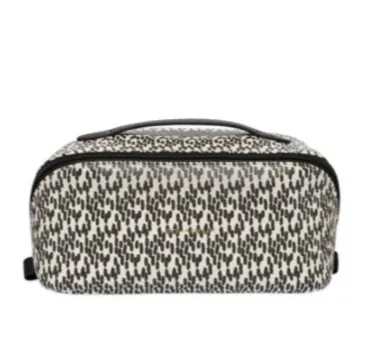 Spot Print Lay Flat Cosmetic Bag