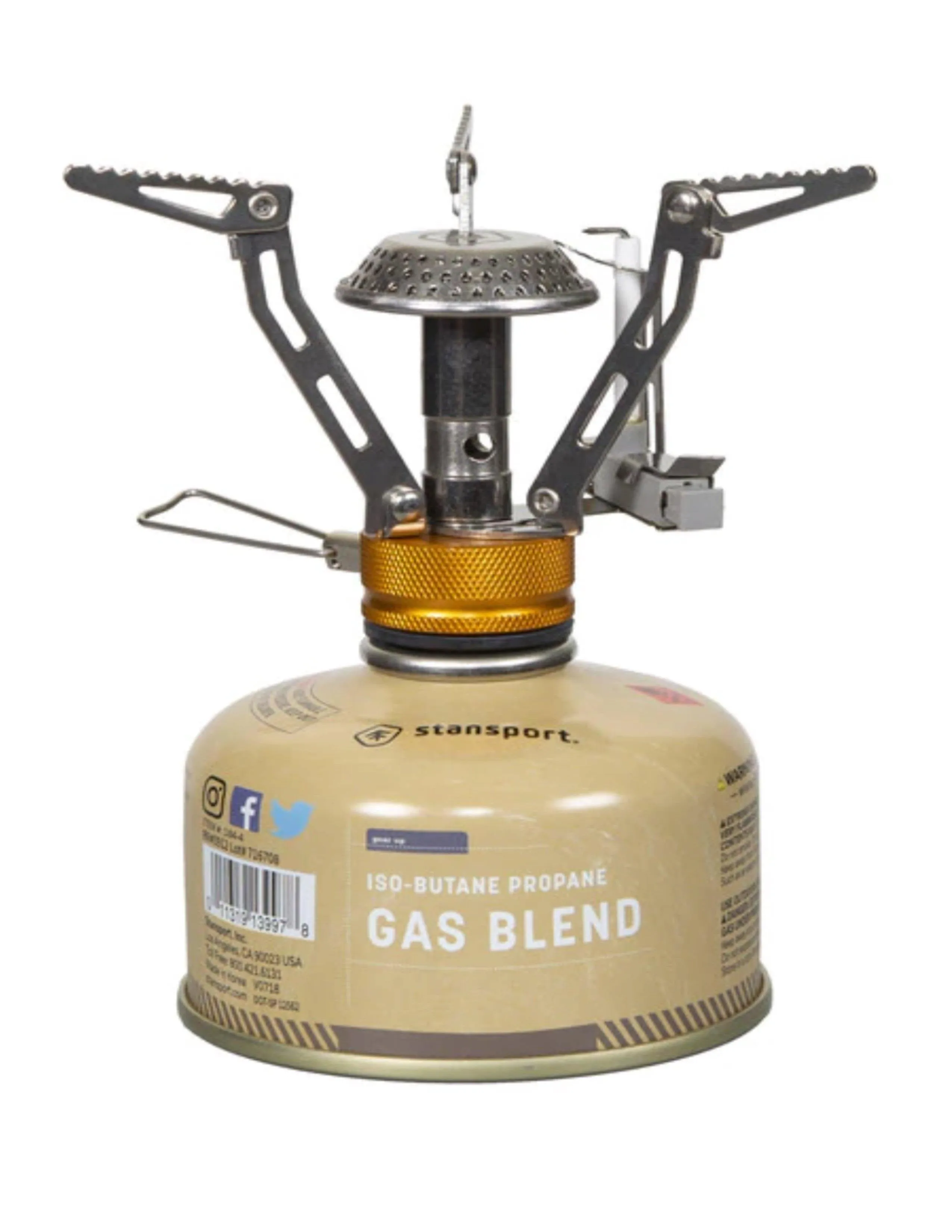 Stansport Portable Butane Stove With Fuel