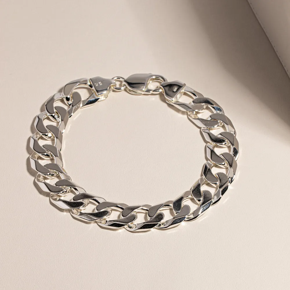 Sterling Silver Cuban Chain Bracelet