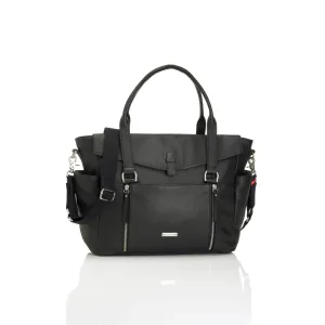 Storksak - Diaper Bag - Emma leather black